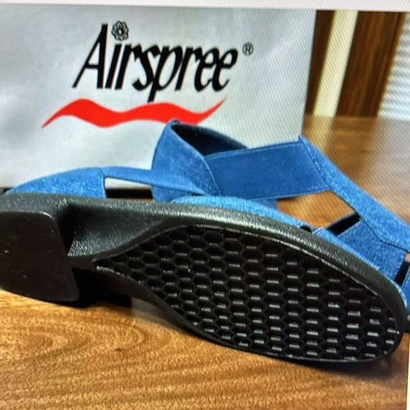 NIB AirSpree blue denim Gore ladies slip on sandal size 9M - Picture 5 of 8